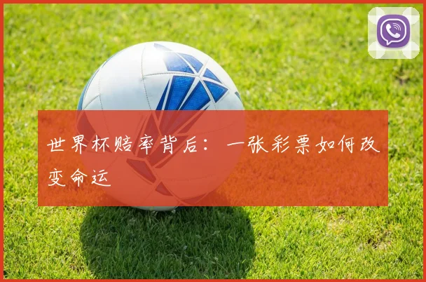 世界杯赔率背后：一张彩票如何改变命运