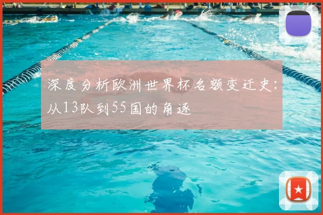 深度分析欧洲世界杯名额变迁史：从13队到55国的角逐