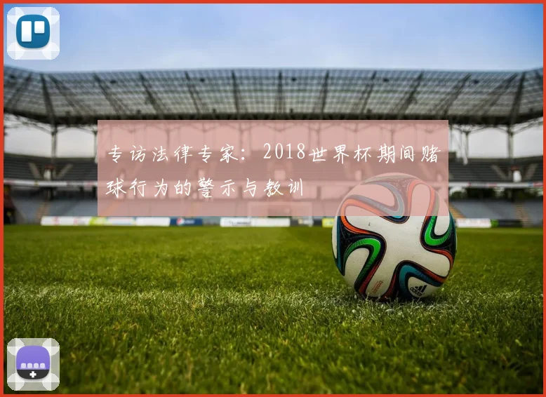专访法律专家：2018世界杯期间赌球行为的警示与教训